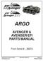 ARGO AVENGER & AVENGER EFI PARTS MANUAL