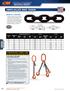 HERC-ALLOY 800 CHAIN CHAIN SLINGS & COMPONENTS HERC-ALLOY 800 (GRADE 80) WORKING LOAD LIMIT: 2,100 TO 72,300 LBS. INSPECTION, CARE & USE