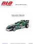 When You Want To Go Fast. Instruction Manual Part # 500,501 Jato Sportsman Nitro Funny Car Kit