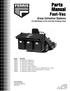 Parts Manual. Fast-Vac Grass Collection Systems Fits 2004 Models & Prior with Steel Discharge Chute