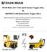 PACK MULE SCT-7750 Stock Chaser Tugger (36v.) vs. MOTREC E-266 Stockchaser Tugger (36v.)