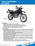 Features & Specifications 2017 DR650S