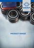 PRODUCT RANGE. Proven solutions for you