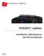 INTEGRITYTM Lightbar. Installation, Maintenance, and Service Manual A REV. A Printed in U.S.A.