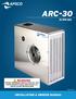 ARC GPM MAX WARNING BEFORE BEGINNING INSTALLATION OF THIS APSCO PRODUCT READ AND FOLLOW ALL INSTALLATION INSTRUCTIONS