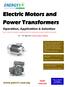 Electric Motors and Power Transformers