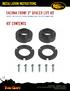 kit contents tacoma front 3 spacer lift kit InstalLation Instructions kit ( tacoma prerunner/4wd, Runner 4wd)