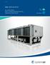 Chiller. AQSL 2612 to Air Cooled Chillers With or without total heat recovery Engineering Data Manual. 602 to 908 kw