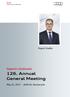 Audi Communications. Rupert Stadler. Speech (Outlook) 126. Annual General Meeting. May 22, 2015 AUDI AG, Neckarsulm