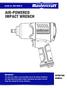 AIR-POWERED IMPACT WRENCH