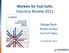 Markets for Fuel Cells: Industry Review 2012