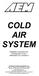 COLD AIR SYSTEM. Installation Instructions for: Part Number Civic CX/DX/LX