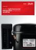 Danfoss Light Commercial Refrigeration Compressors GLT80TDC