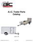 A.I.C. Trailer Parts Catalog January 1, 2019