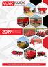 AGRICULTURAL MACHINERY 2019 PRODUCTS BROCHURE. Fast, reliable and top-quality business partner...