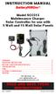 INSTRUCTION MANUAL. BatteryMINDer. Model SCC515 Maintenance Charger- Solar Controller for use with 5 Watt and 15 Watt Solar Panels