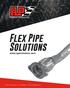 AP9020 Iss2. Flex Pipe Solutions.   AP Emissions Technologies, Inc Tel: