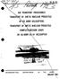 AIR TRANSPORT PROCEDURES TRANSPORT OF\M753 NUCLEAR PROJECTILE. COMPLETÈsMISSION LOADS BY US ARMY c\-47 HELICOPTER RFTÜRN^I Ü. ÚOOM lft51^a 60!