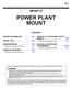 GROUP 32 POWER PLANT MOUNT CONTENTS WARNINGS REGARDING SERVICING OF SUPPLEMENTAL RESTRAINT SYSTEM (SRS) EQUIPPED VEHICLES