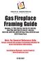 Gas Fireplace Framing Guide