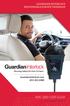 AMS 2000 USER GUIDE GUARDIAN INTERLOCK RESPONSIBLE DRIVER PROGRAM. GuardianInterlock.com Ensuring Safety For Over 30 Years.