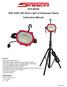 ATD W COB LED Work Light w/telescopic Stand Instruction Manual