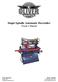 Single Spindle Automatic Dovetailer Owner s Manual
