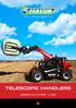LIFTS YOUR BUSINESS UP TELESCOPIC HANDLERS AGRICULTURE LINE