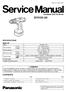 EY6105-X8. Cordless Drill & Driver CONTENTS SPECIFICATIONS ORDER NO.PTD0411X48C8