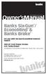 Owner smanual. Banks Six-Gun / EconoMind & Banks Brake. For use with Six-Gun/EconoMind Selector Switch Ford Power Stroke 6.