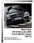 What s New MY18 Mercedes-AMG E 63 S 4MATIC+ Sedan (W213) 1Product Management 2018 E-Class Sedan. Mercedes-Benz Canada