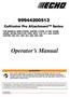 Operator s Manual. Cultivator Pro Attachment TM Series