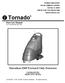 Tornado. Marathon 2000 Forward Only Extractor. Parts List Manual For Commercial Use Only CATALOG NO (115V, 60 HZ)