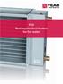 PGV Rectangular duct heaters for hot water