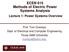 ECEN 615 Methods of Electric Power Systems Analysis Lecture 1: Power Systems Overview