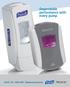 GOJO LTX and ADX Dispensing Systems. Dependable performance with every pump