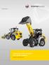 Wheel loaders. Ingenious and compact our wheel loaders. Great size great performance.