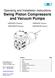 Operating and Installation Instructions Swing Piston Compressors and Vacuum Pumps