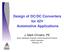 Design of DC/DC Converters for 42V Automotive Applications