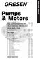 Pumps & Motors GRESEN INDEX