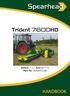 Trident 7600HD. Trident 7600HD. Edition June 2014 Part No