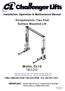 Installation, Operation & Maintenance Manual. Surface Mounted Lift 10,000 LBS. CAPACITY 2500 LBS. PER ARM