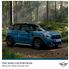 THE MINI COUNTRYMAN. PRICE LIST. FROM JANUARY 2019.