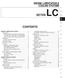 ENGINE LUBRICATION & COOLING SYSTEMS SECTIONLC CONTENTS IDX. ENGINE LUBRICATION SYSTEM...2 Precautions...2