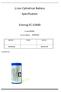 Li-ion Cylindrical Battery Specification. Enercig EC-32600