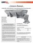 Owners Manual SS, SS Self-Contained Stainless Steel Hopper Spreaders. Table of Contents. General Information