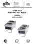 STAR-MAX ELECTRIC HOT PLATE