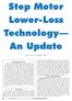 Step Motor Lower-Loss Technology An Update