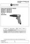Pistol Grip Screwdriver Models MP2460-C, MP2460-M, MP2461-C, MP2461-M, MP2462-C, MP2462-M (Type 4) Reversible