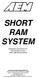 SHORT RAM SYSTEM. Installation Instructions for: Part Number Nissan 240SX